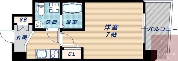 セレニテ江坂ルフレの物件間取画像